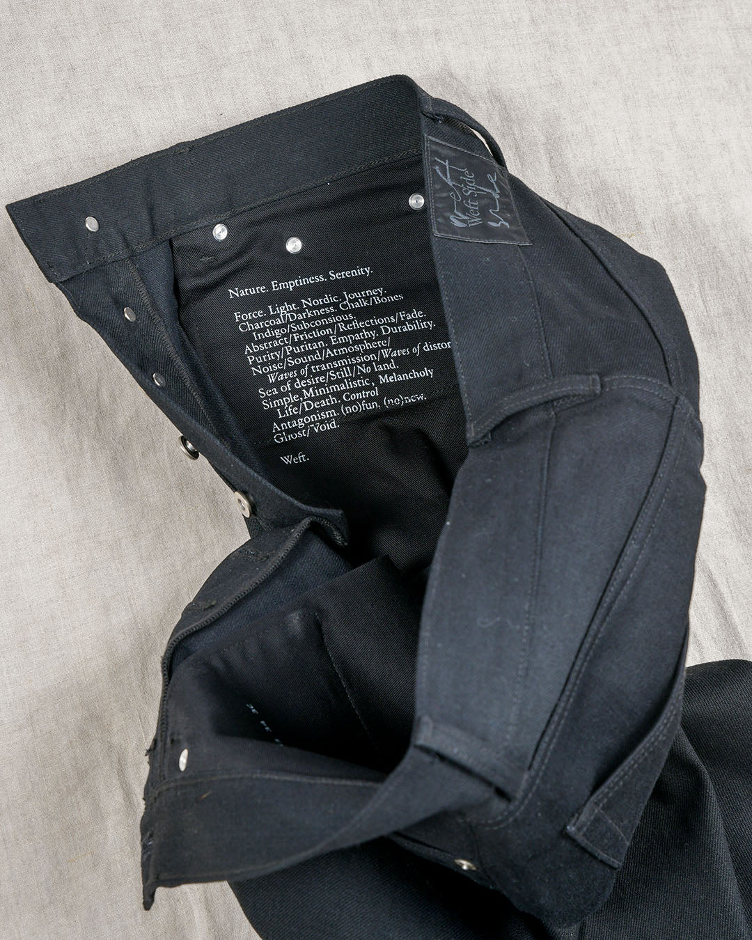 002 REGULAR / RIGID / SELVEDGE / CHARCOAL