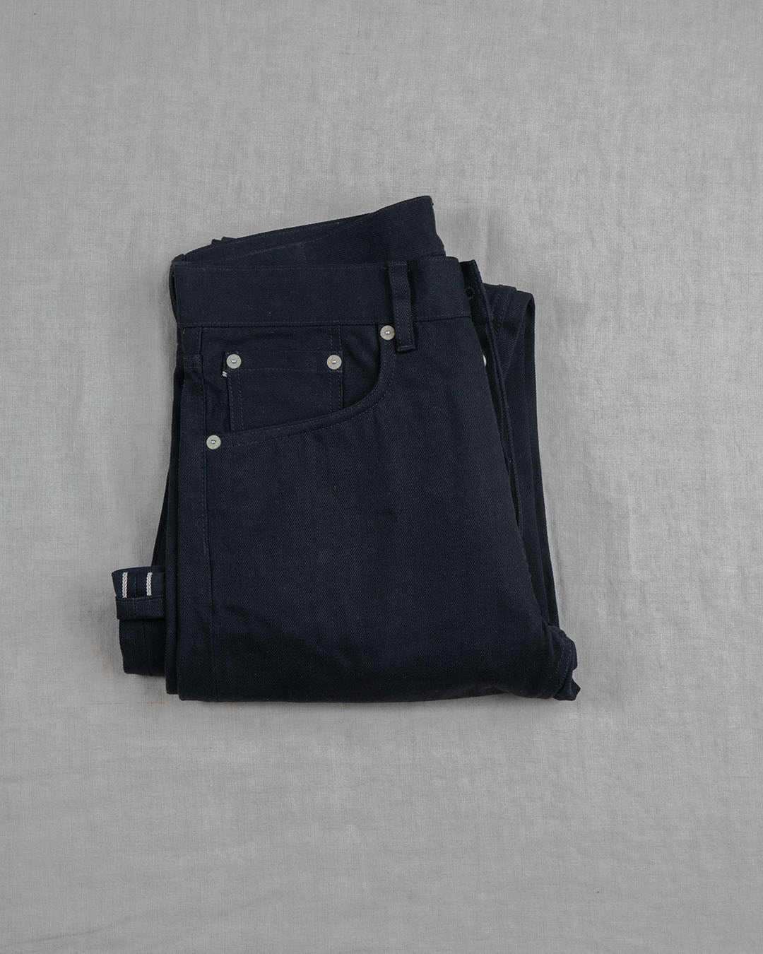 002 REGULAR / RIGID / SELVEDGE / CHARCOAL