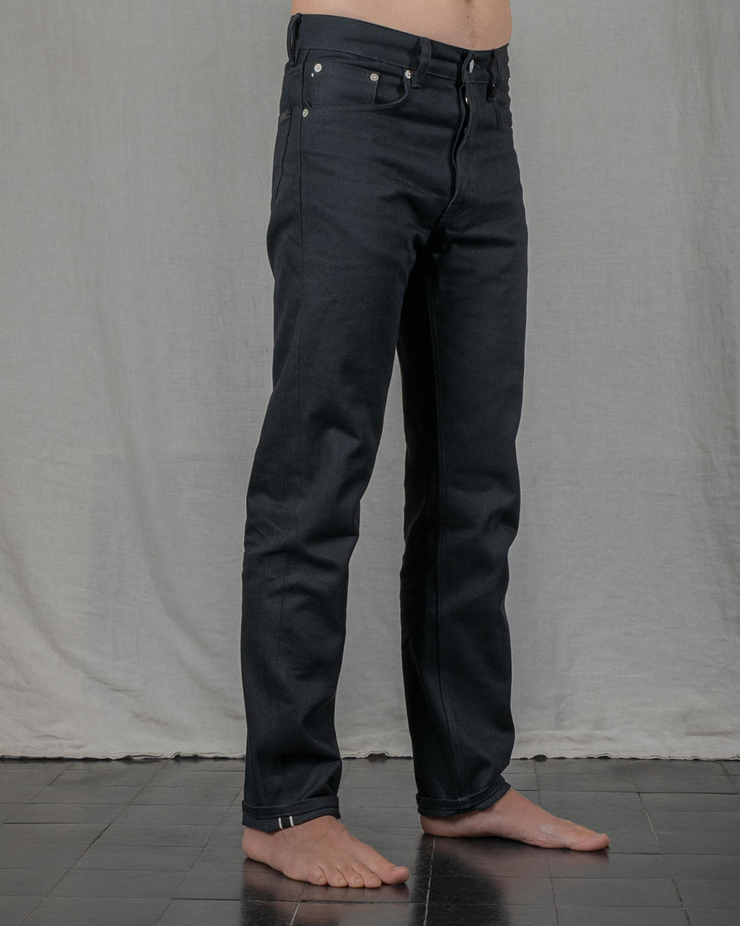 002 REGULAR / RIGID / SELVEDGE / CHARCOAL