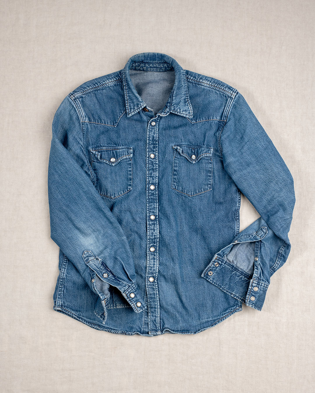 010 CLASSIC / REGULAR / RIGID / INDIGO / WORN IN