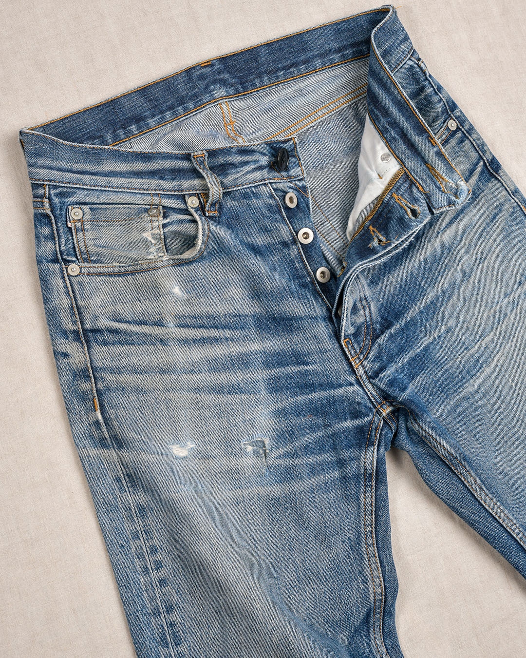 003 LOOSE / RIGID / SELVEDGE / INDIGO / WORN IN 2