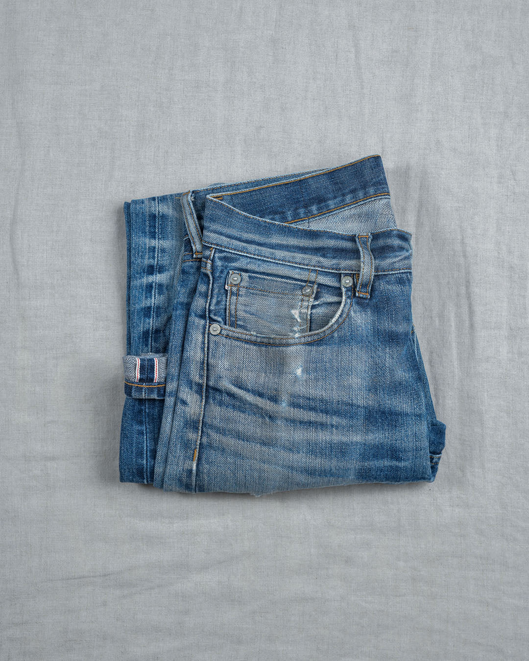 003 LOOSE / RIGID / SELVEDGE / INDIGO / WORN IN 2